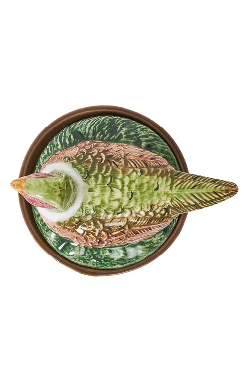 Juliska Forest Walk Pheasant Bowl With Lid In Multi