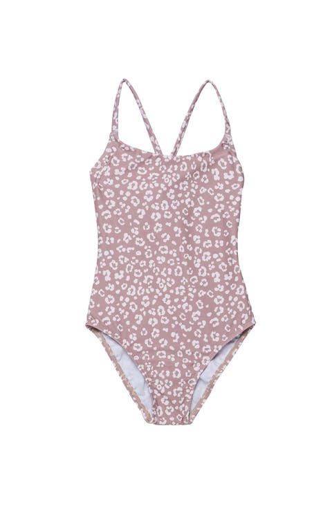 Leopard Love Criss Cross Back Adjustable One Piece