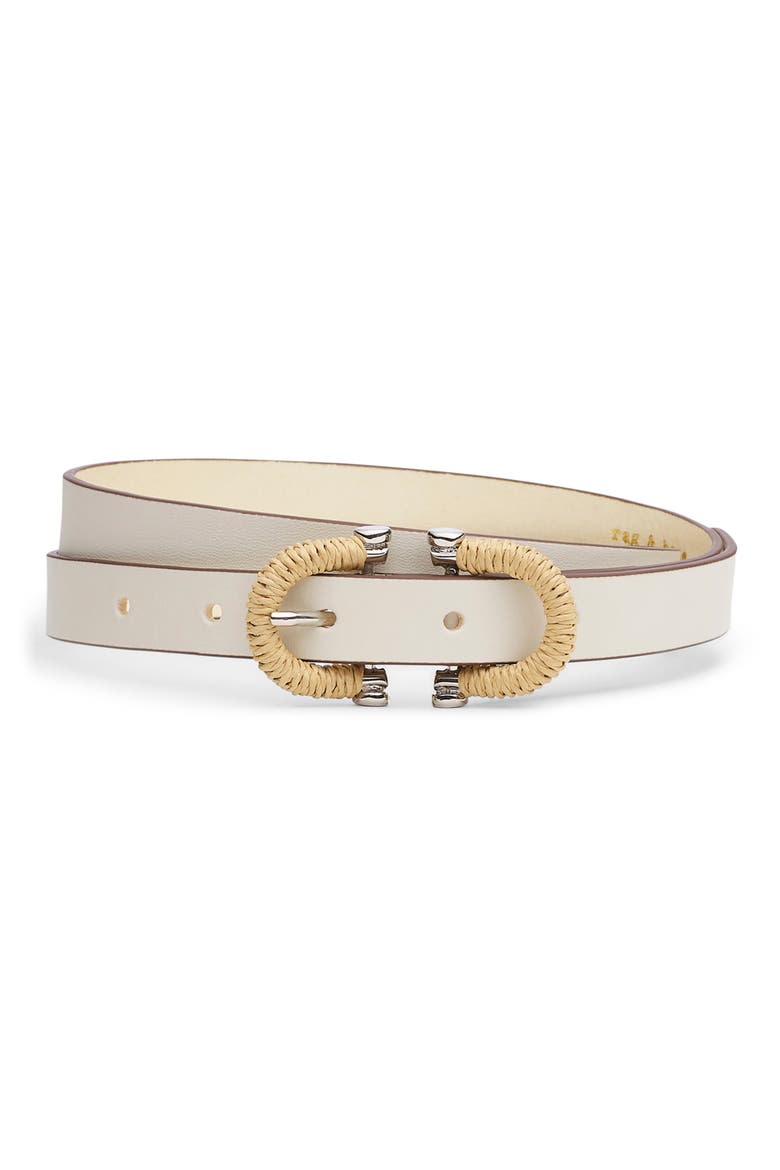 Mia Leather Belt, Alternate, color, ANTIQUE WHITE