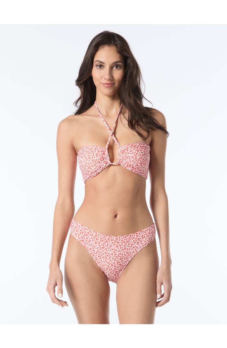 Vince Camuto Crossover Bandeau Top, Main, color, Cinnabar