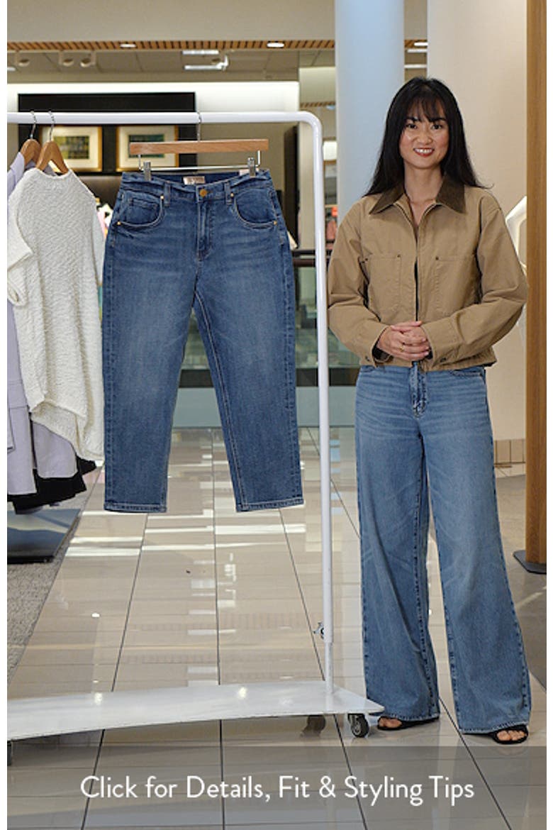 Kit High Waist Ankle Baggy Straight Leg Jeans video