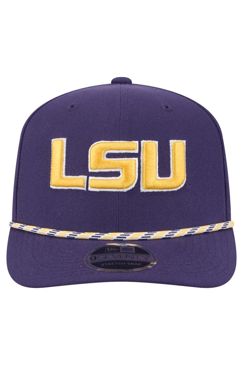 Men's New Era Purple LSU Tigers Gameday Multi-Rope 9SEVENTY Stretch-Snap Hat, Alternate, color, Purple