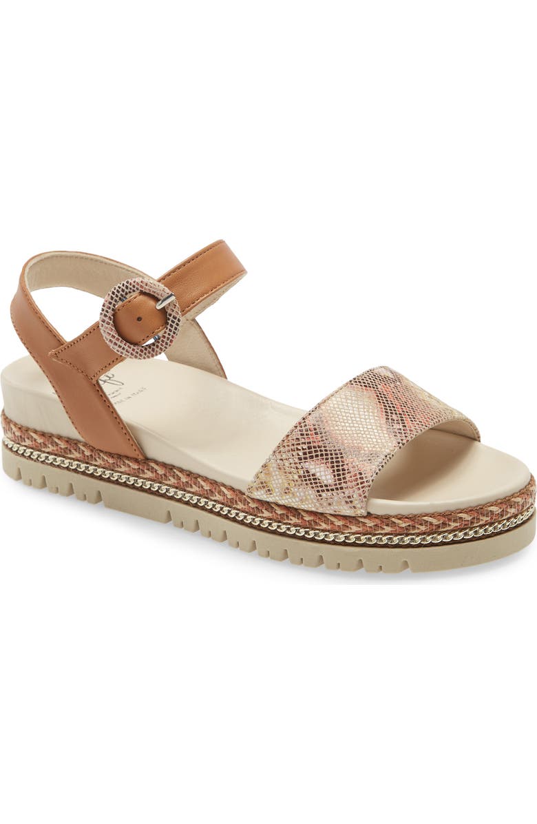 Amalfi by Rangoni Bryan Quarter Strap Platform Sandal, Main, color,