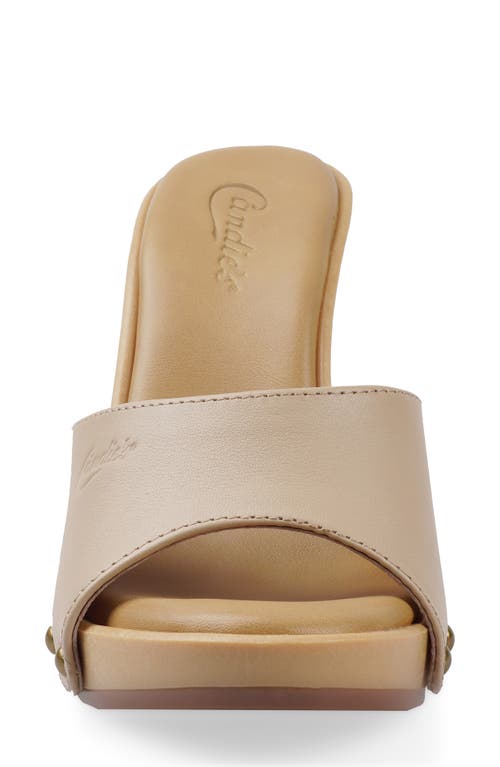 Candies Candie's Antonella Slide Sandal In Brown