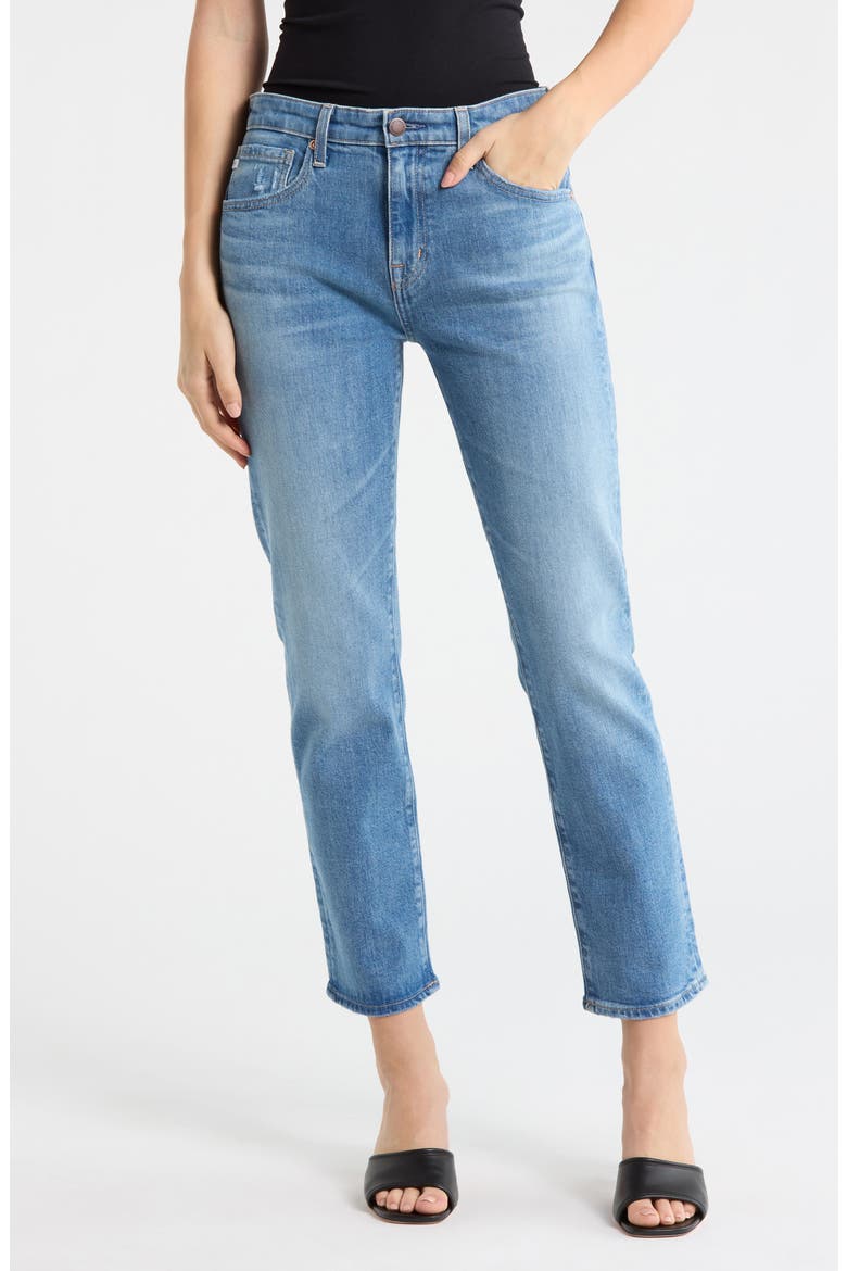 Ex-Boyfriend Mid Rise Slouchy Slim Jeans, Main, color, AMERICAN WEST