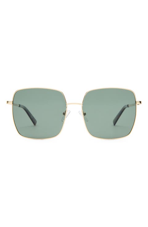 The Cherished 58mm Polarized Square Sunglasses