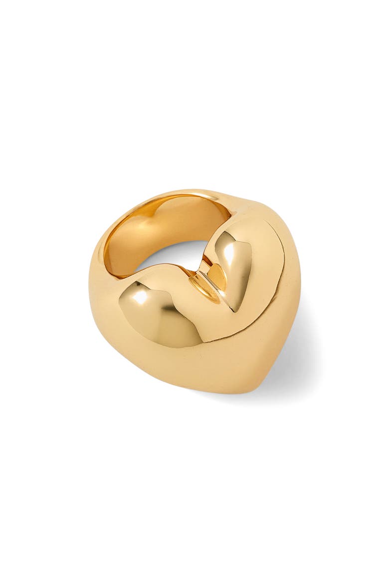 Puffy Heart Ring, Alternate, color, YELLOW GOLD