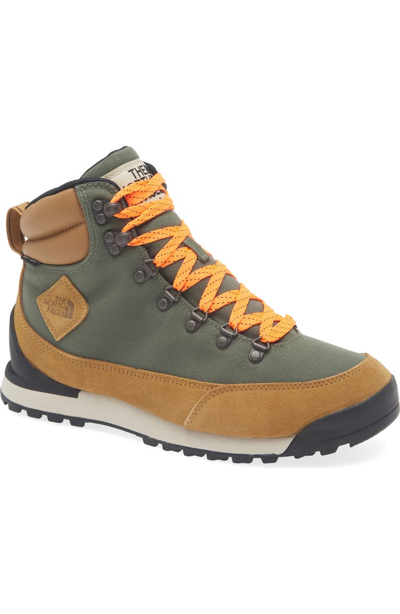 The North Face Back-To-Berkeley IV Waterproof Boot, Main, color, Thyme/ Utility Brown