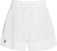 Polo Ralph Lauren Organic Cotton & Linen Cover-Up Drawstring Shorts