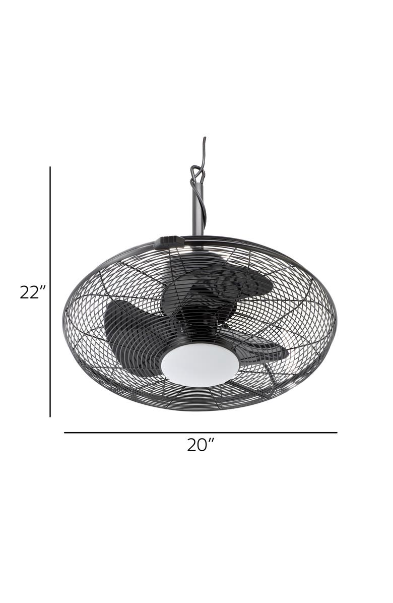 Vie Air 20 Inch 3 Speed Gazebo Outdoor Fan, Alternate, color, Black