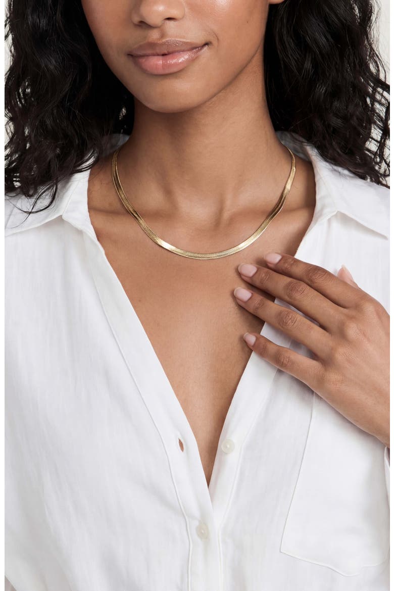Brooklyn Snake Chain Necklace, Alternate, color, GOLD