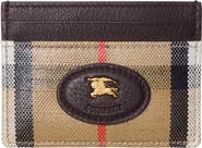 Burberry Highlands Coated Canvas Card Case