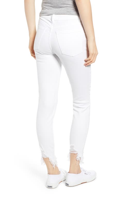 Dl1961 Chrissy Ultra High Waist Raw Hem Skinny Jeans