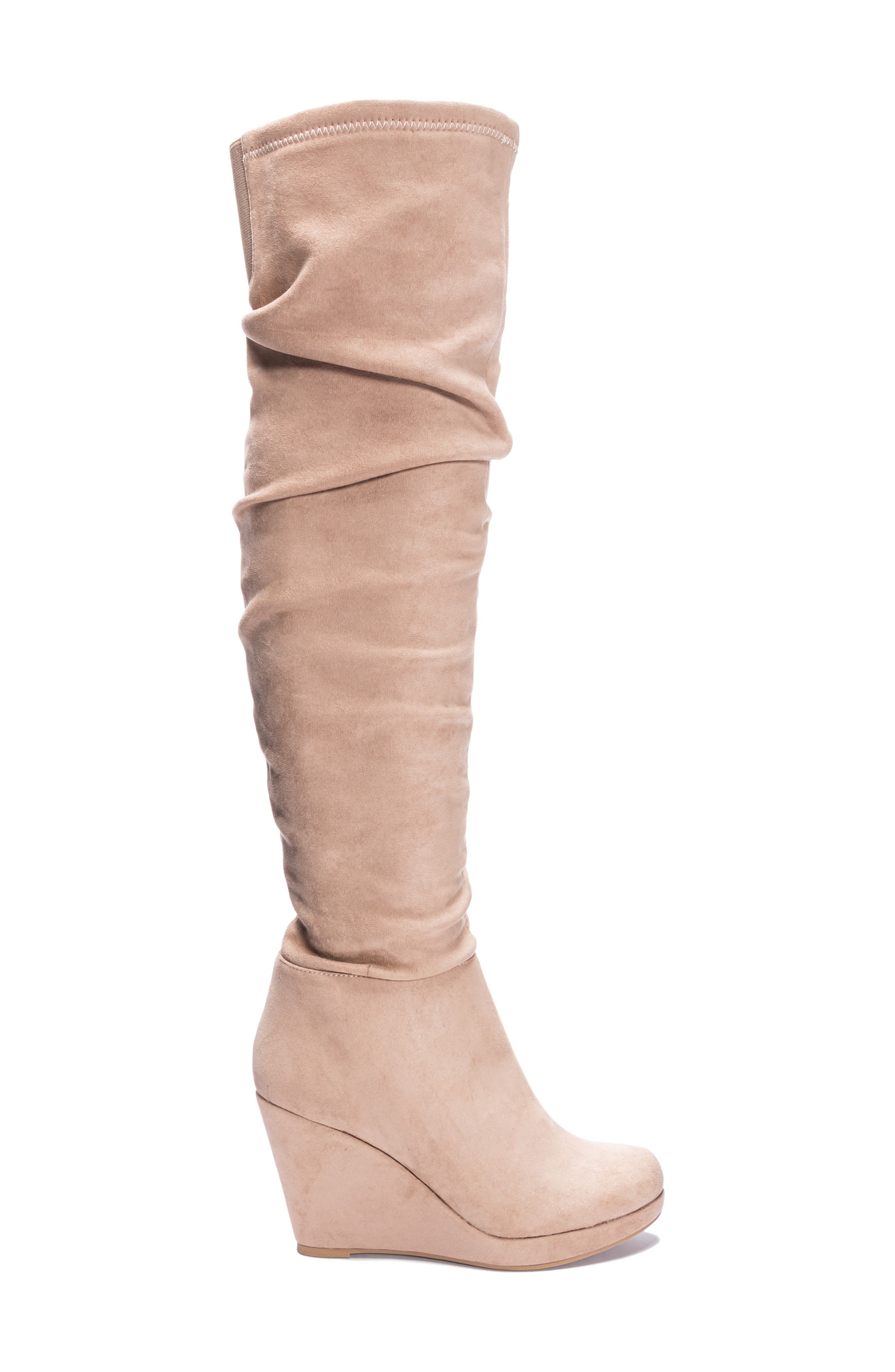 Larisa Over the Knee Boot, Alternate, color, TAUPE