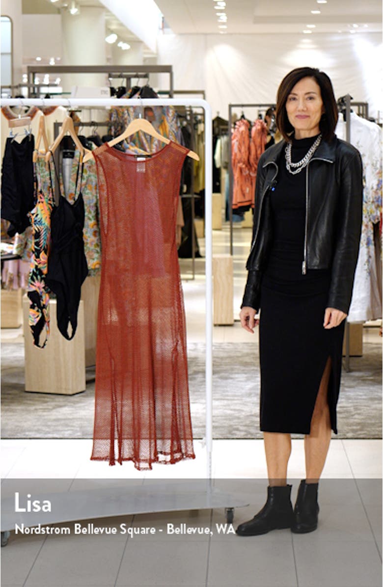 Sheer Cover-Up Maxi Dress, sales video thumbnail