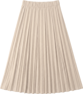 Aspect Crinkle Pleated Elastic Waist Merrow Edge Skirt