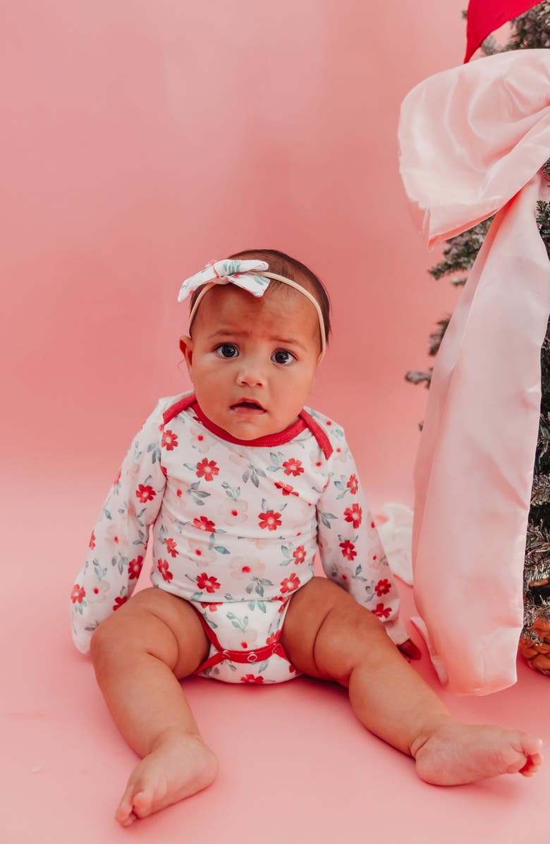 Copper Pearl Noel Long Sleeve Bodysuit, Alternate, color, Noel