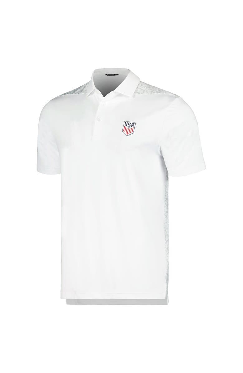 LEVELWEAR Men's Levelwear White USMNT Spry Performance Polo, Alternate, color, White