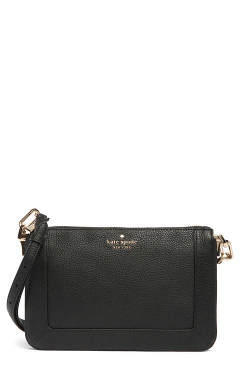 lena pebbled leather crossbody bag