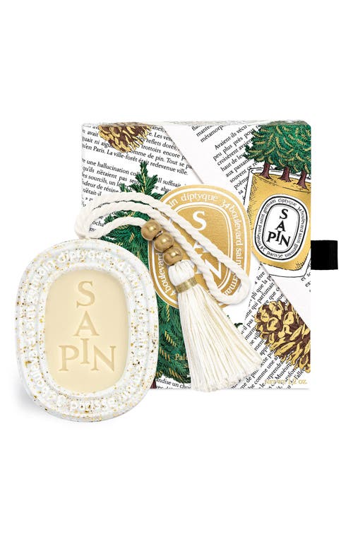 Diptyque Sapin (pine Tree) Wax Oval In Transparent