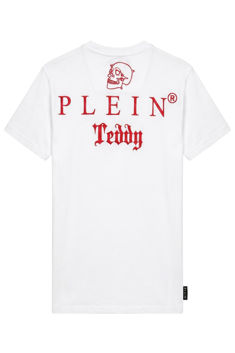 Jersey T-Shirt Teddy Chest Men, Alternate, color, white