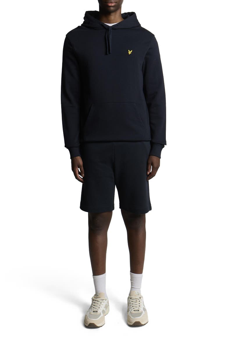 Long Sleeve Pull Over Hoodie, Alternate, color, Dark Navy
