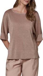 Donna Karan New York Metallic Sweater