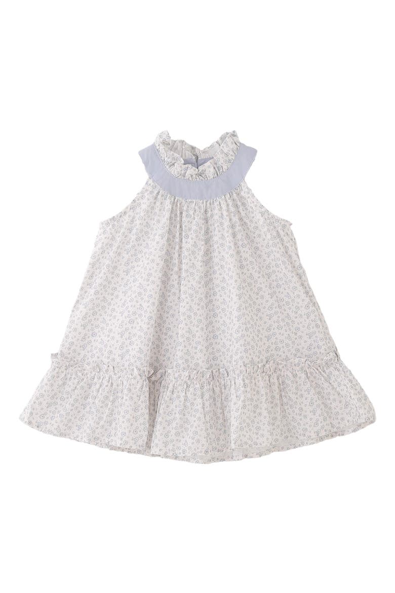 Floral Ruffle Dress, Main, color, Blue