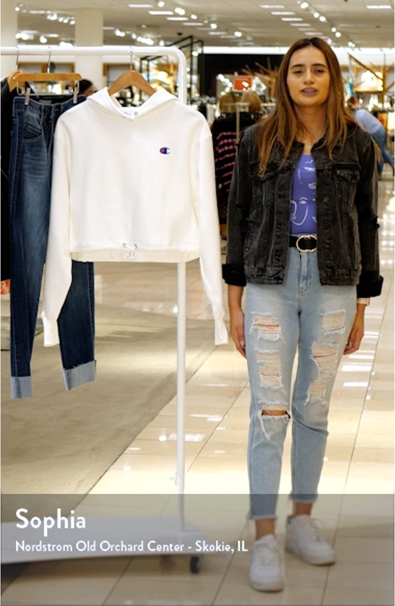 Reverse Weave<sup>®</sup> Crop Sweatshirt, sales video thumbnail