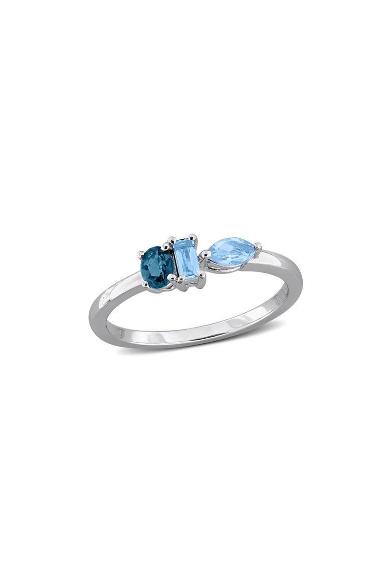 Mixed Blue Topaz Ring, Main, color, BLUE