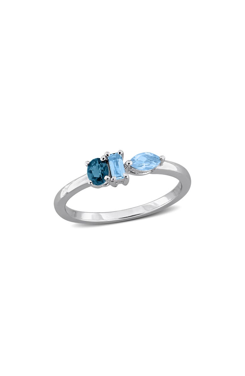 DELMAR Mixed Blue Topaz Ring, Main, color, Blue