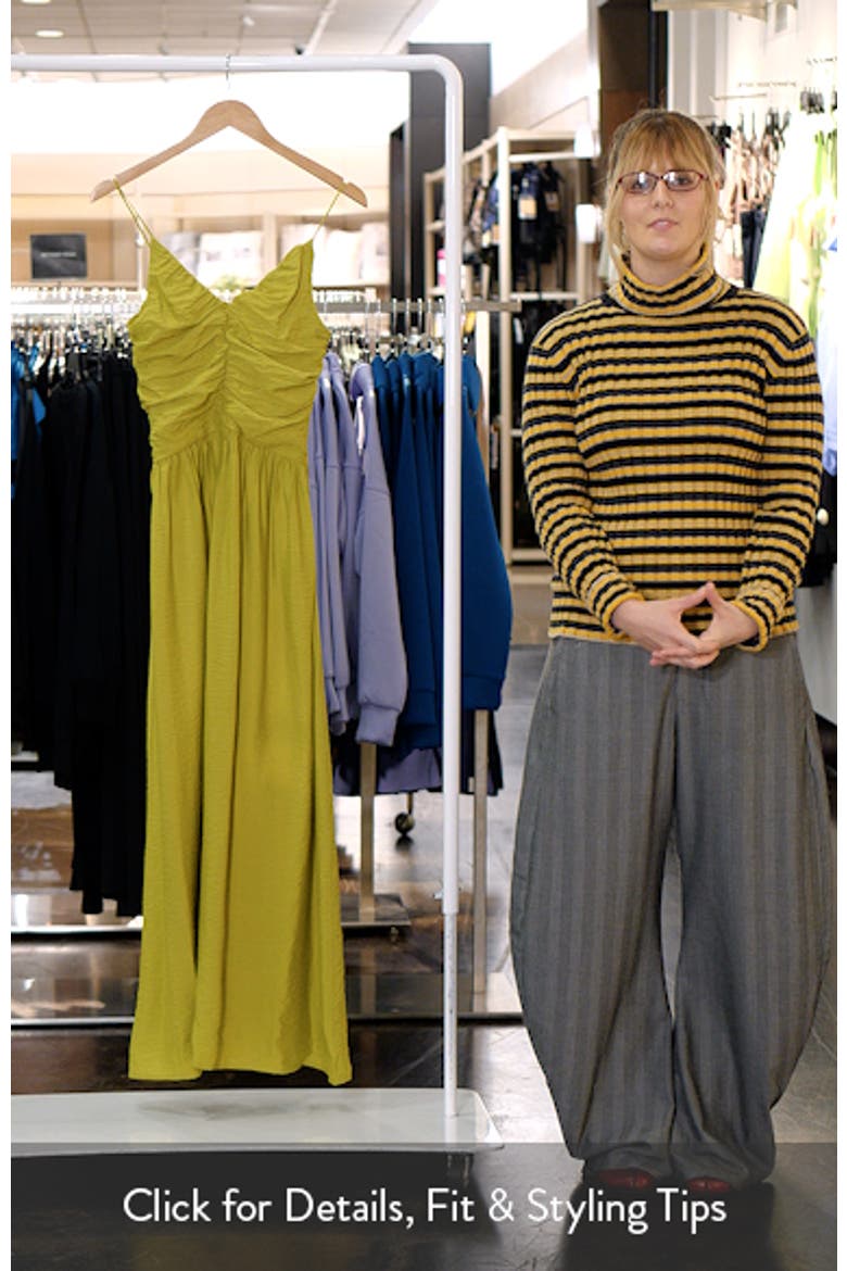 Ruched Maxi Dress video