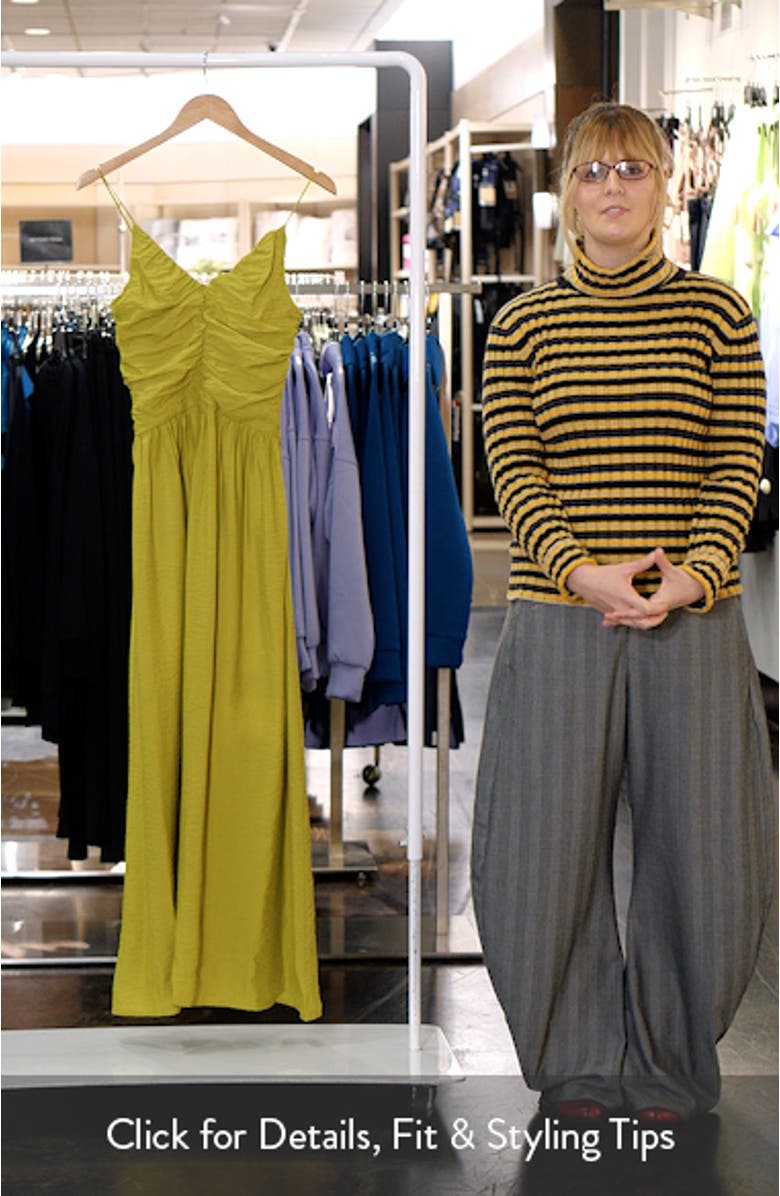 Ruched Maxi Dress, sales video thumbnail