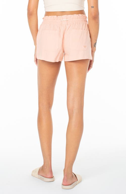 ROXY ROXY OCEANSIDE COTTON DRAWSTRING SHORTS