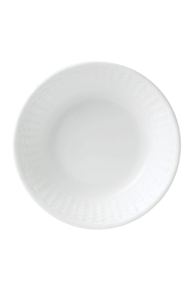Nantucket Basket Bone China Cereal Bowl, Main, color, WHITE