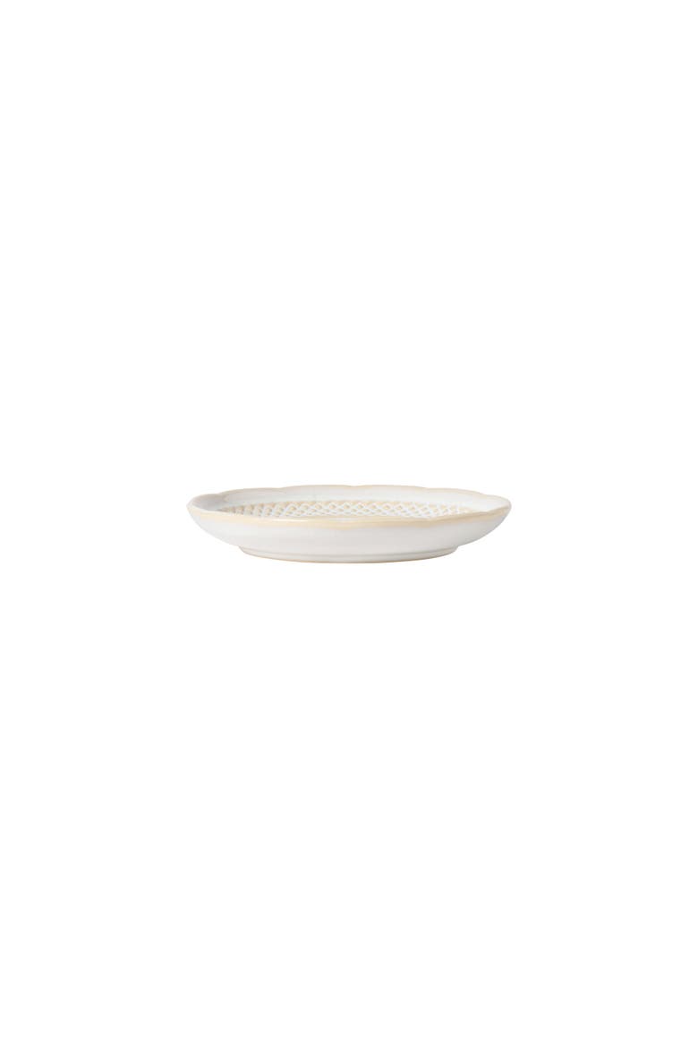 Cristal Set/6 appetizer plates, Alternate, color, White