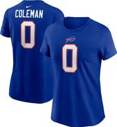 Nike Women's Nike Keon Coleman Royal Buffalo Bills Player Name & Number T-Shirt
