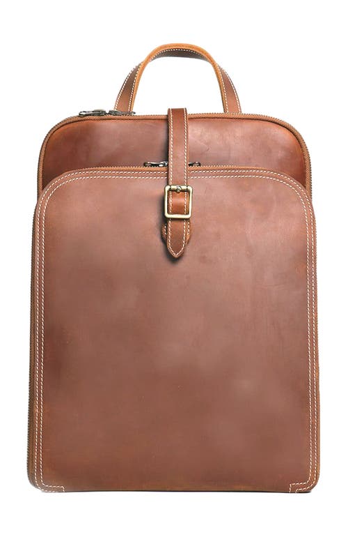 STEEL HORSE LEATHER Sachi Leather Backpack | Small Women's Leather Backpack in Brown  product