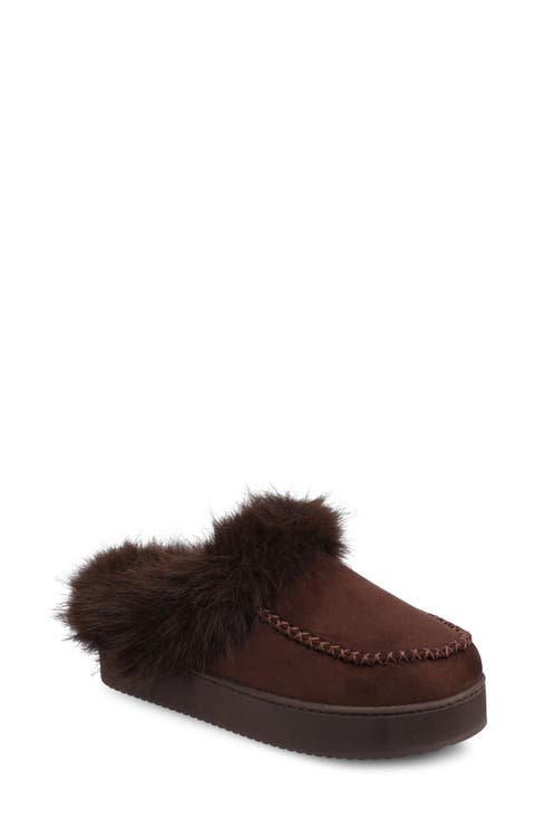 Taran Faux Shearling Lined Slipper (Women)