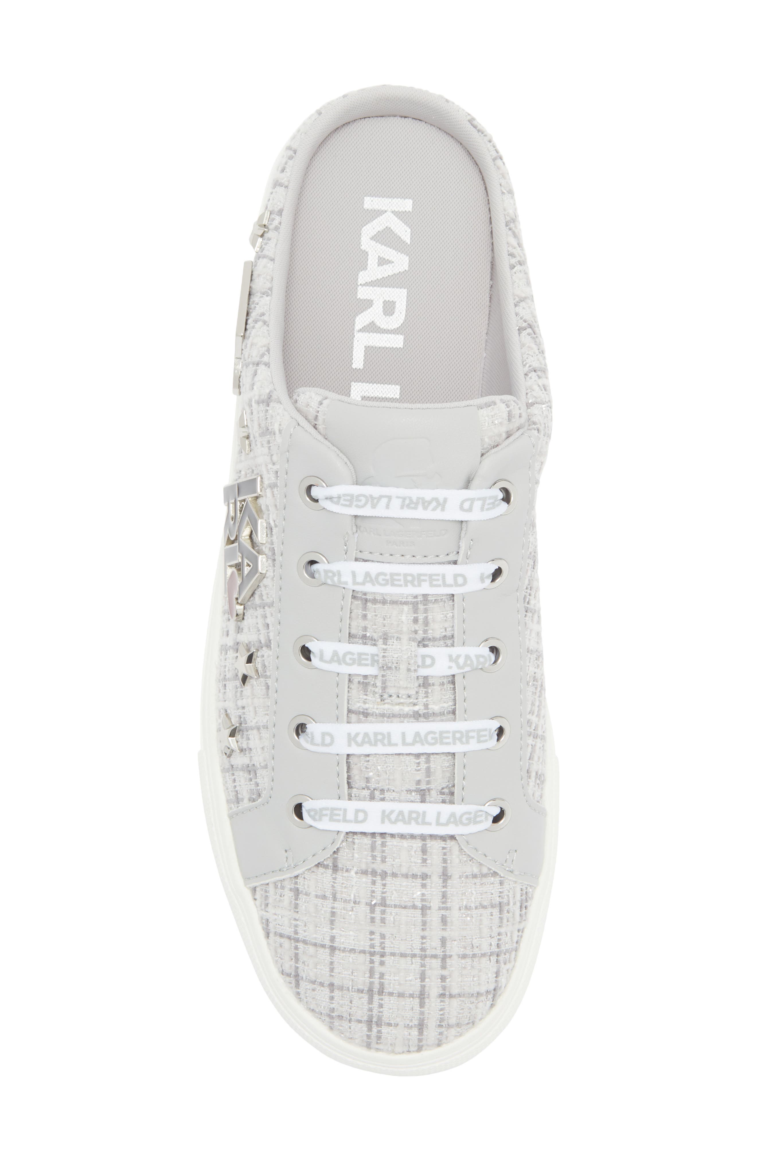 KARL LAGERFELD PARIS Cammy Sneaker Mule, Alternate, color, Grey
