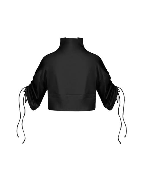 Port De Bras Cata Top in Black 