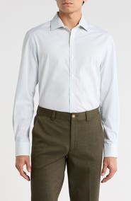 Tommy Hilfiger Check Slim Fit Stretch Dress Shirt