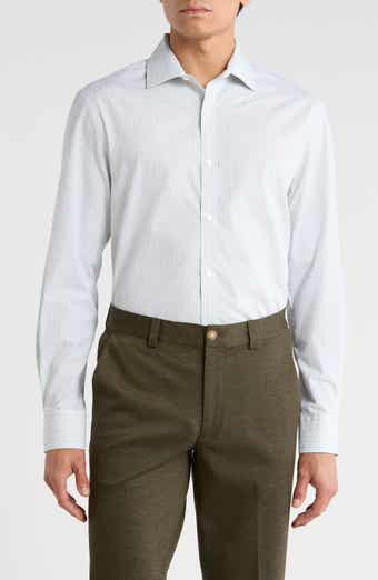 Tommy Hilfiger Check Slim Fit Stretch Dress Shirt