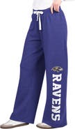 STARTER Women's Starter Purple Baltimore Ravens Field Wide Leg Sweatpants