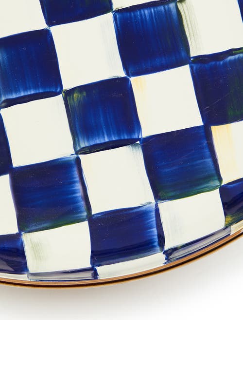 Mackenzie-childs Mackenzie Childs Royal Check Enameled Steel Abundant Bowl