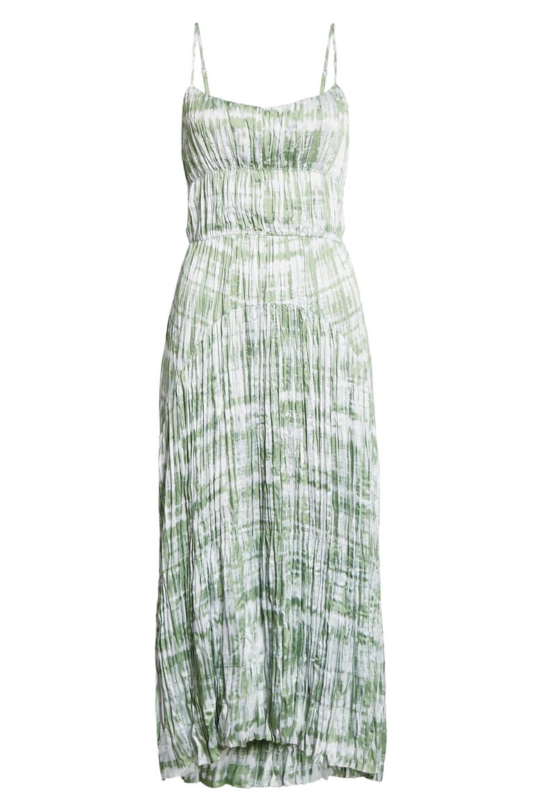 Tie Dye Crushed Cami Dress, Alternate, color, PISTACHIO