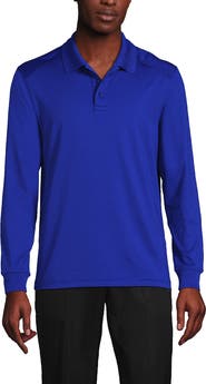 Lands' End School Uniform  Long Sleeve Rapid Dry Polo Shirt