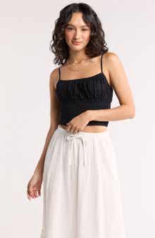 Abound Smocked Cotton Camisole