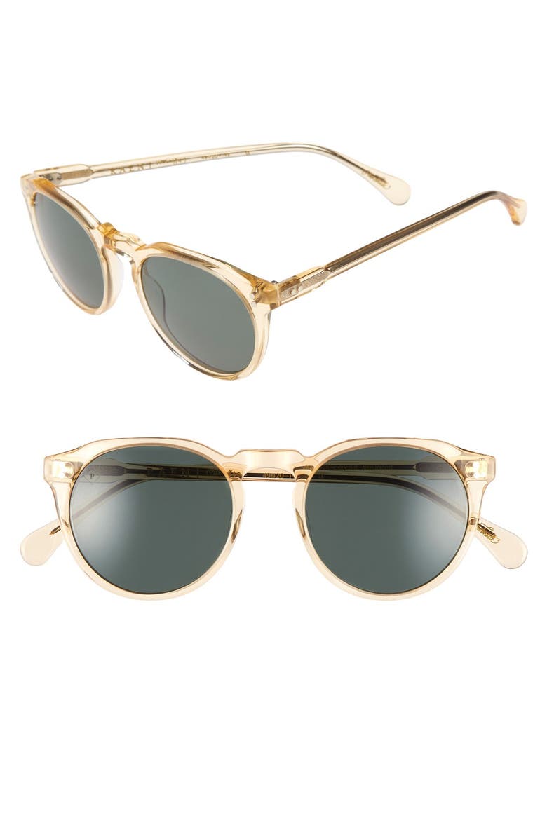 Remmy 49mm Polarized Sunglasses, Main, color, CHAMPAGNE CRYSTAL