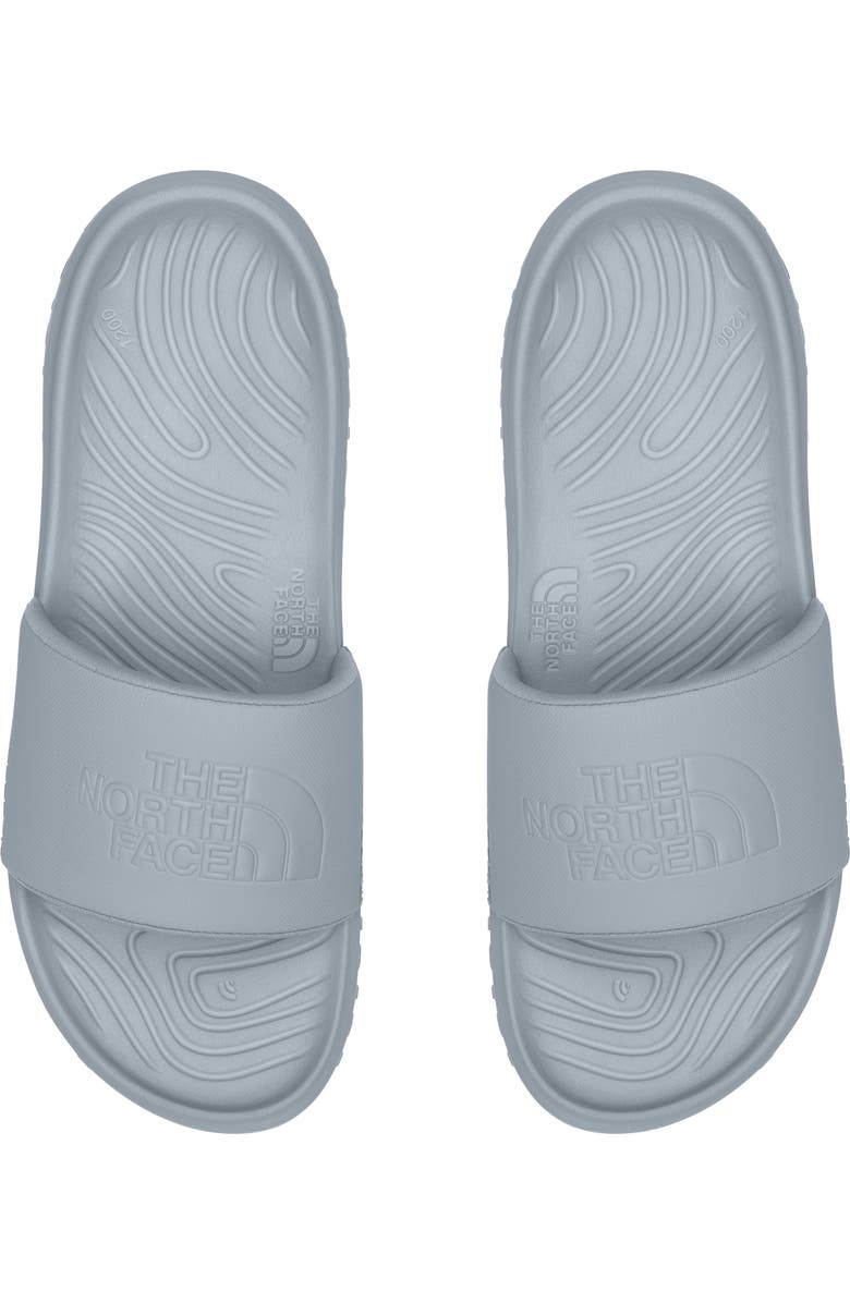 The North Face Never Stop Cush Slide Sandal, Alternate, color, Frost Grey/ Frost Grey